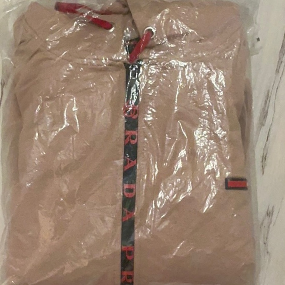 NEW PRADA ZIP HOODIE SWEATSHIRT JACKET & PANTS TRACK SET 2PC SET